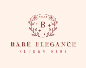 Elegant Floral Boutique logo design