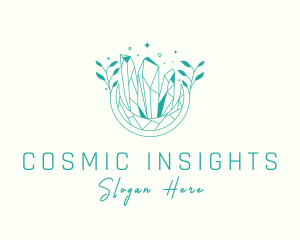 Natural Cosmic Precious Stone logo design