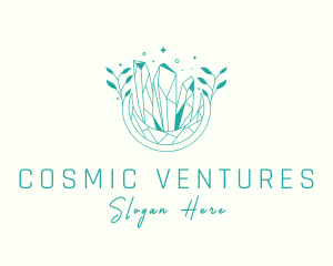 Natural Cosmic Precious Stone logo design