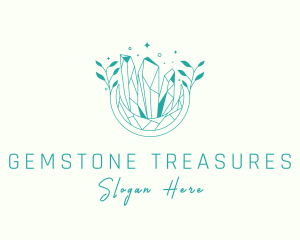 Natural Cosmic Precious Stone logo design