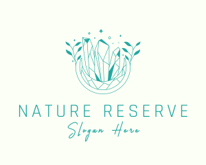 Natural Cosmic Precious Stone logo design