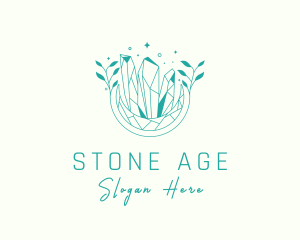 Natural Cosmic Precious Stone logo design