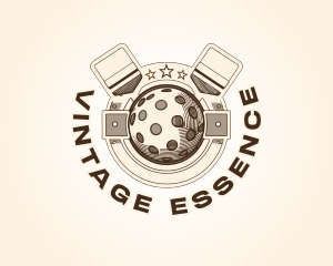 Vintage Pickleball Emblem logo