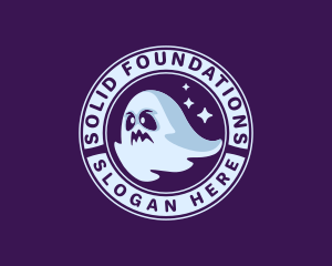 Halloween Paranormal Ghost  logo