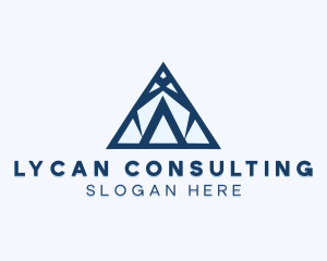 Generic Business Pyramid logo design