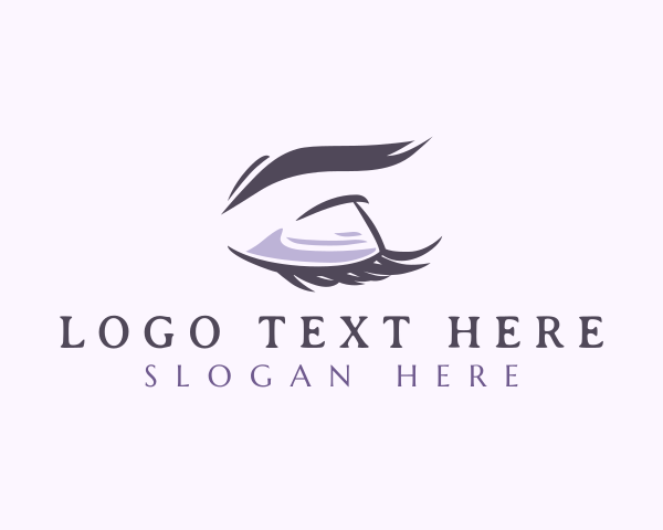 Eyelash Eyebrow Beauty logo