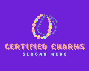 Bracelet Charm Beads logo design