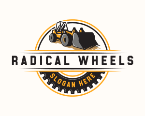 Wheel Loader Construction logo design