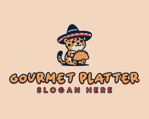 Taco Cheetah Gourmet logo design