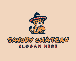 Taco Cheetah Gourmet logo design