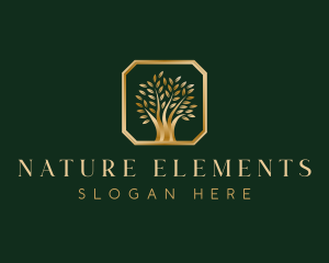 Luxury Nature Tree logo design