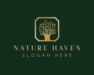 Luxury Nature Tree logo design