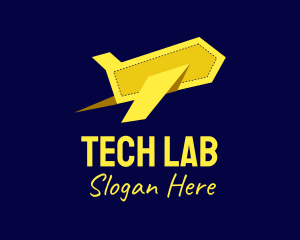 Yellow Paper Plane Logo