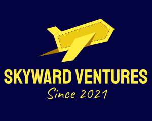 Yellow Paper Plane logo