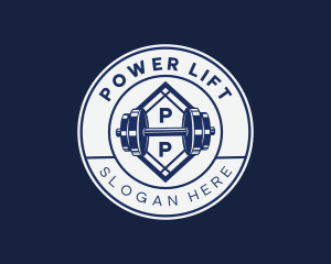 Barbell Weightlifting Gym logo