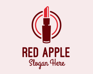 Modern Red Lipstick logo