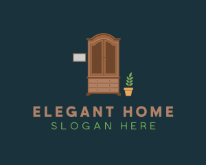 Closet Cabinet Furniture logo design