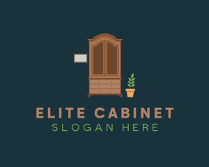 Closet Cabinet Furniture logo design