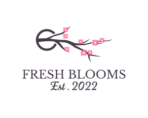 Natural Floral Spring  logo design