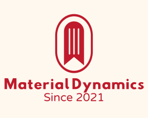 Red Bookmark Badge logo