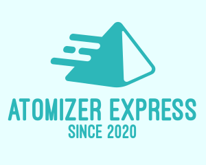 Teal Pyramid Express logo design