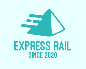 Teal Pyramid Express logo design