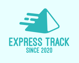 Teal Pyramid Express logo design