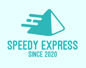 Teal Pyramid Express logo design