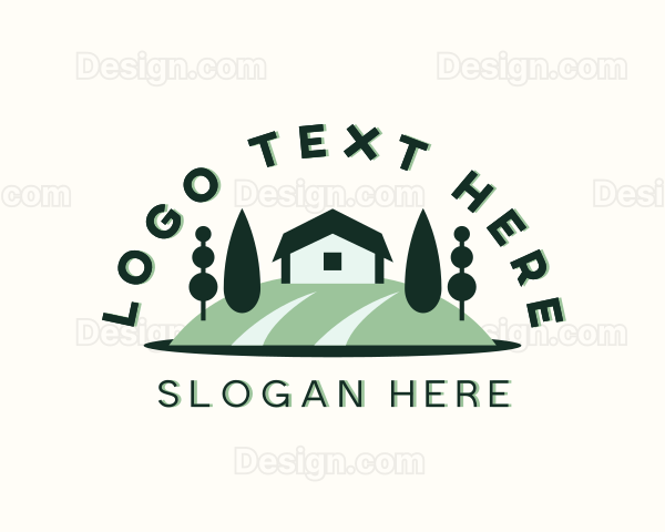 Home Garden Landscaping Logo