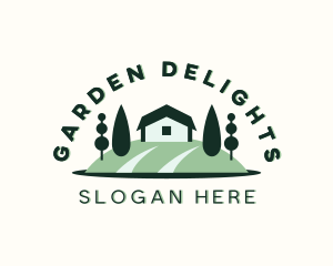 Home Garden Landscaping logo design