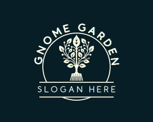 Gardening Plant Rake logo design