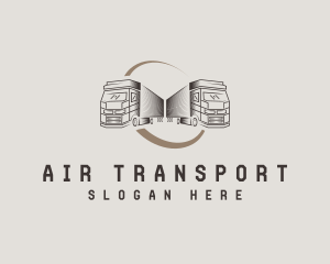 Logistics Truck Haulage logo design