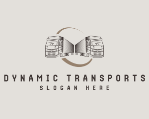 Logistics Truck Haulage logo design