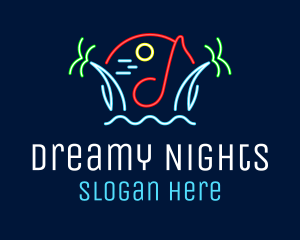 Beach Night Club logo design