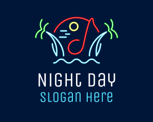 Beach Night Club logo design