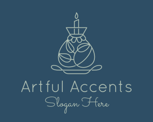 Decorative Candle Ornament logo design