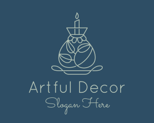 Decorative Candle Ornament logo design