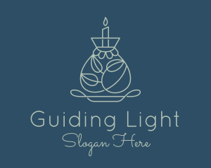 Decorative Candle Ornament logo design