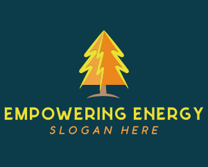 Electric Pine Tree logo design