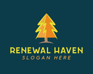 Electric Pine Tree logo design