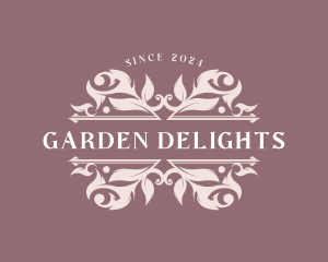 Floral Wedding Event logo design