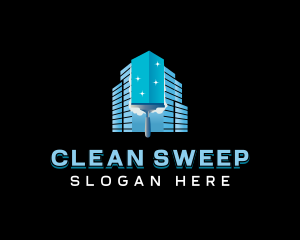 Urban City Building Cleaning logo design