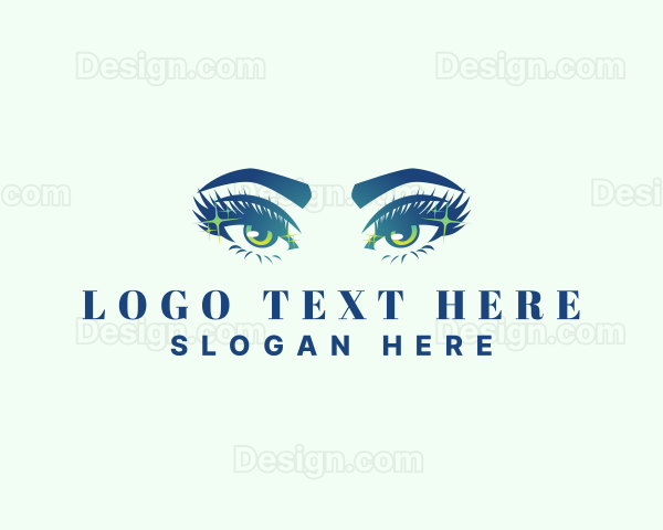 Eye Eyelash Fashion Logo