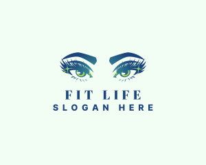 Eye Eyelash Fashion Logo