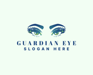 Eye Eyelash Fashion logo design