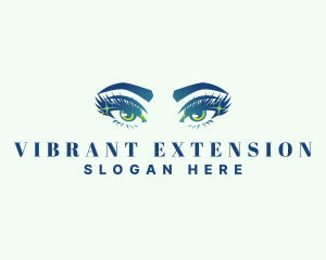 Eye Eyelash Fashion logo design