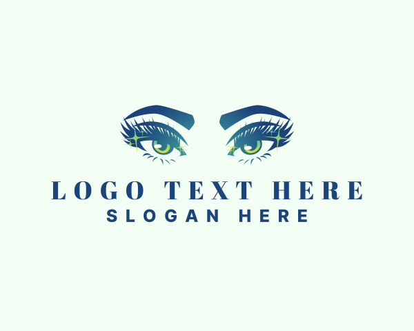 Eye Eyelash Fashion logo