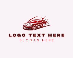 Race Car Auto Vehicle Logo