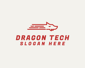 Fast Flying Dragon logo design