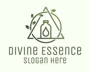 Wellness Essence Oil Bottle logo design